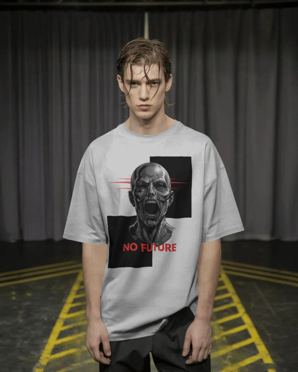 Camiseta Oversized No Future