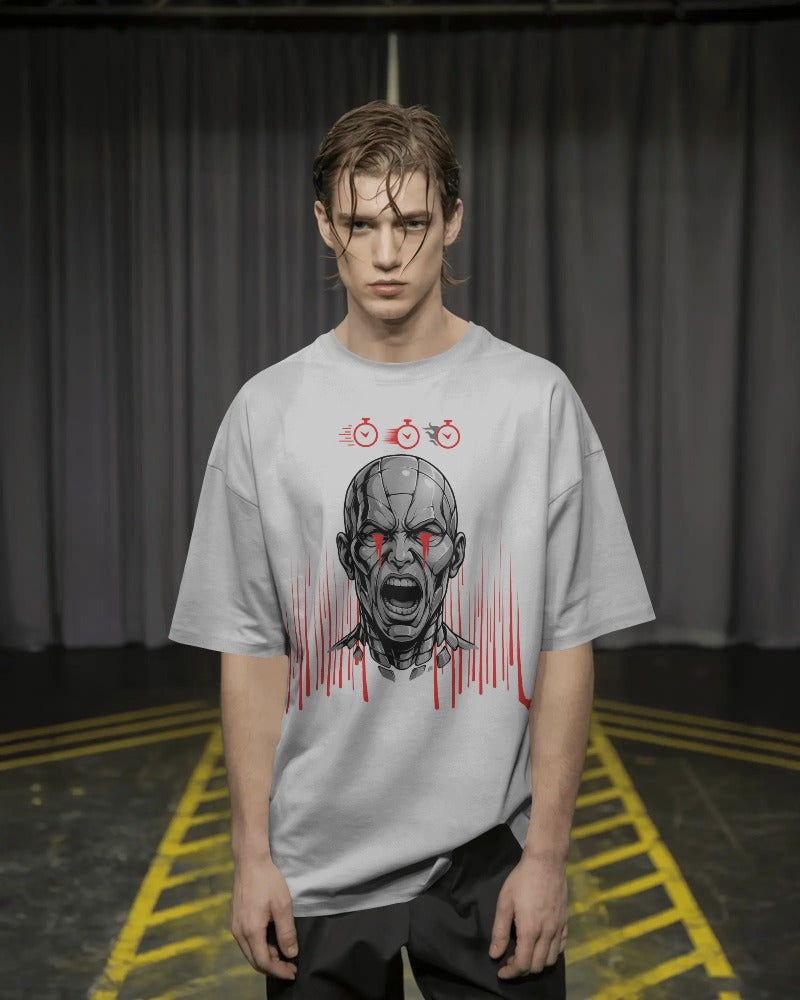 Camiseta Oversized No Future — Edición Cuenta Atrás