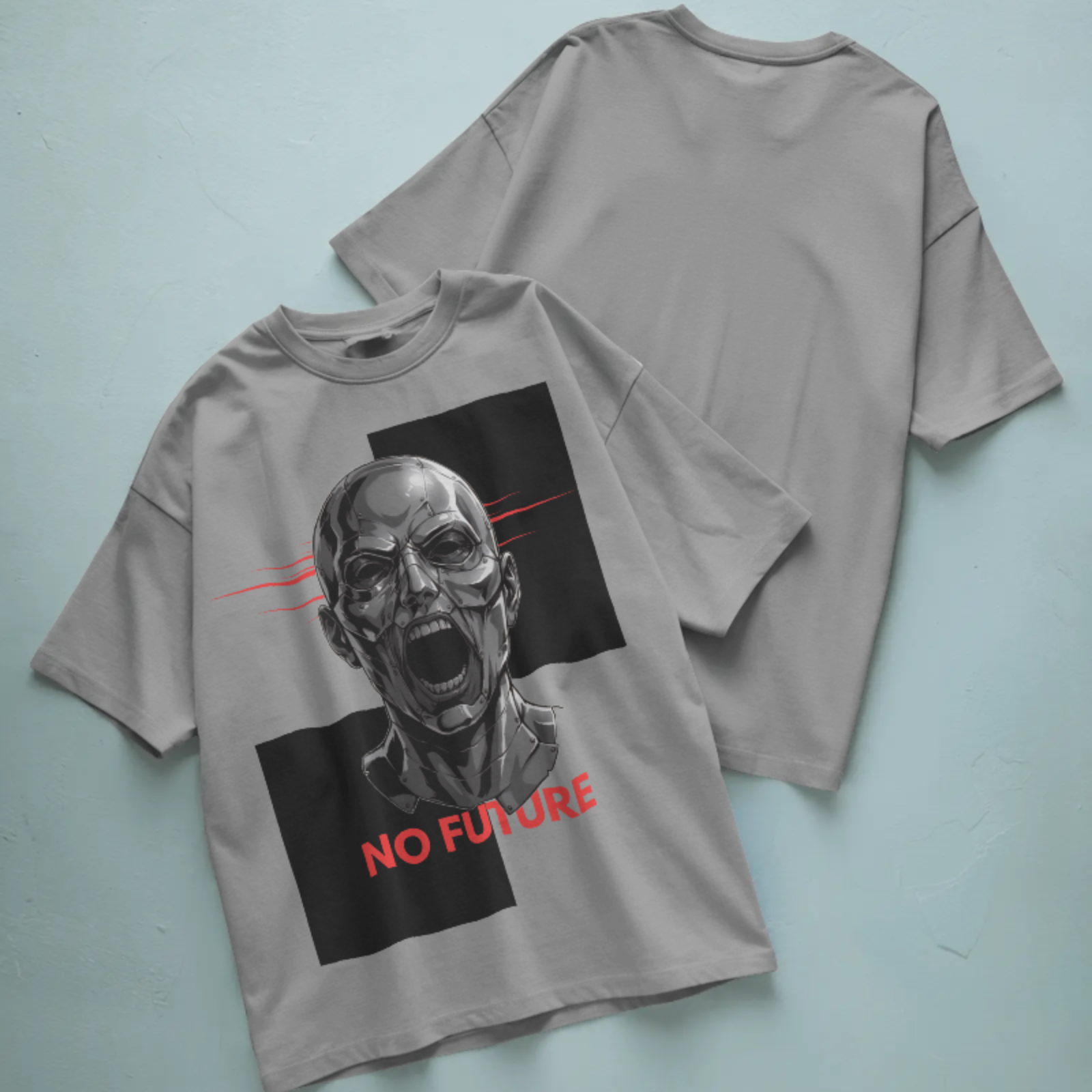 Camiseta Oversized No Future