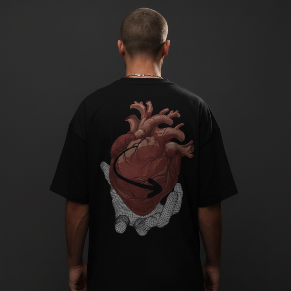 CORAZÓN OSCURO - grafitowe tło