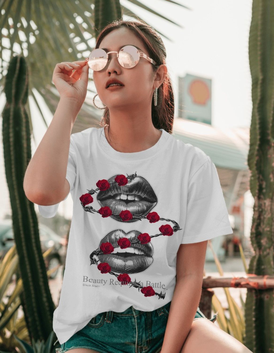 Beso de Sangre — Camiseta Oversize